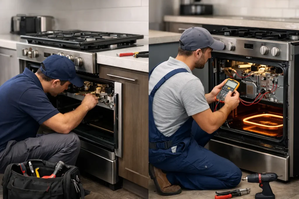 Gas Oven vs Electric Oven Repair Costs