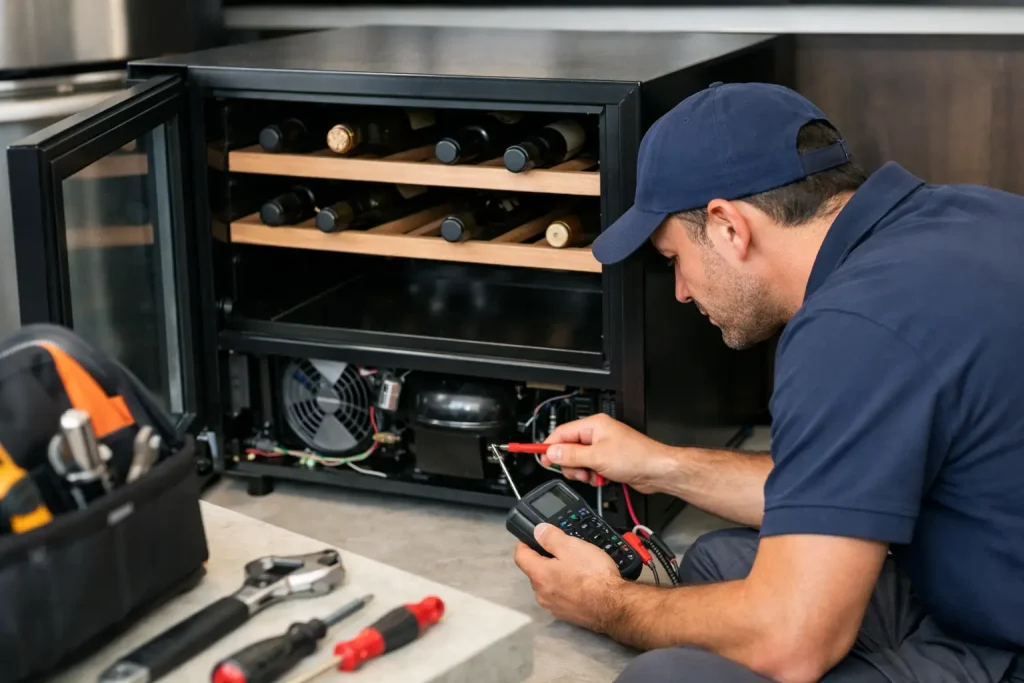 Wine Chiller Not Cooling? Causes and Repair Options