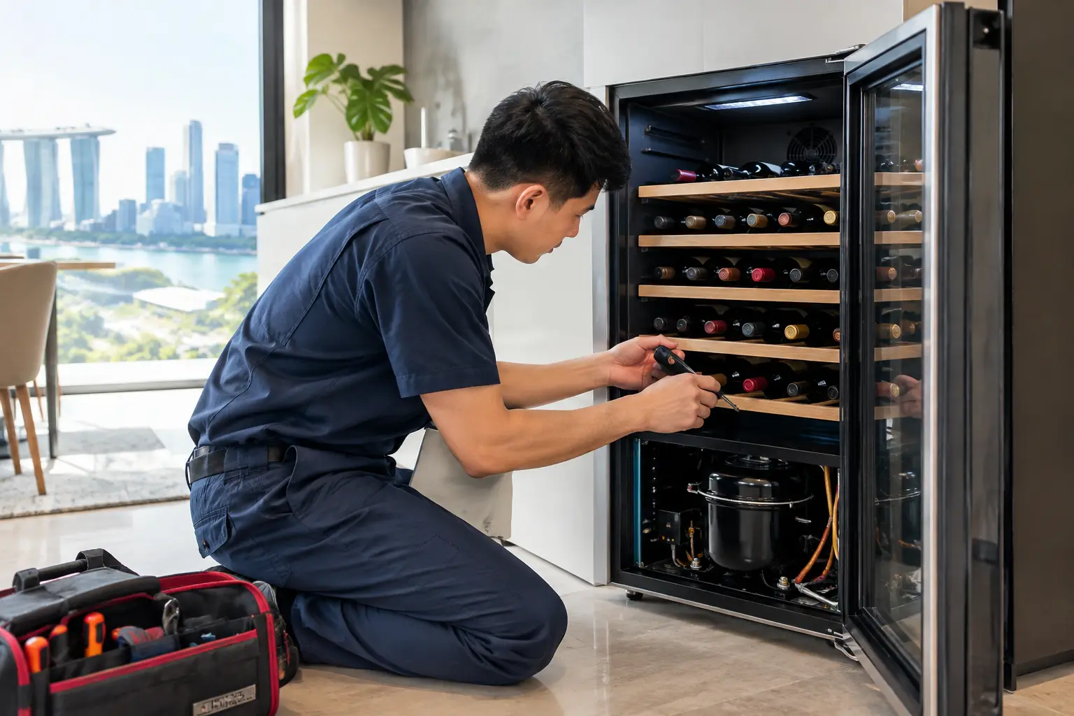 How to Maintain a Wine Chiller in Singapore