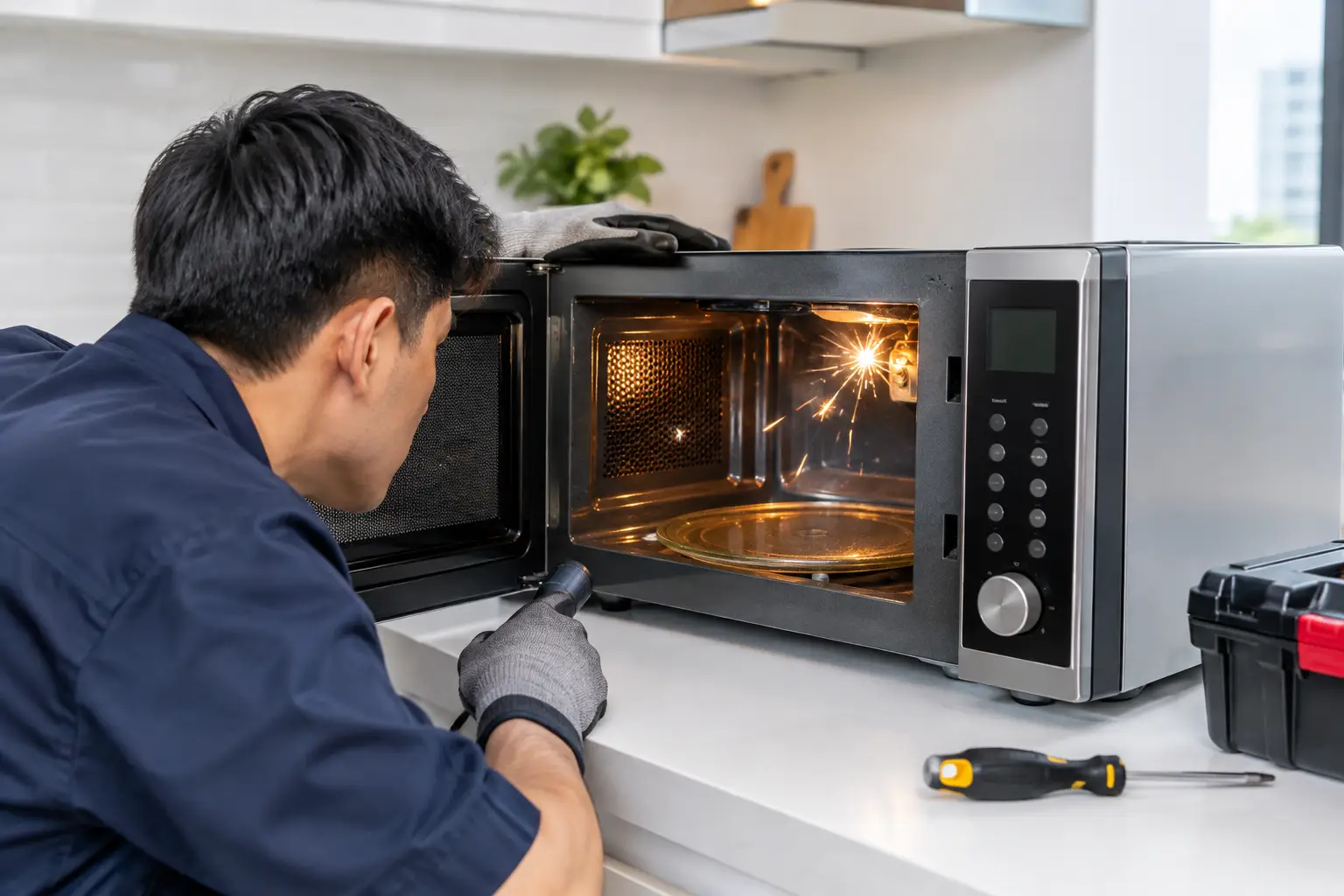 Microwave Sparking Causes and What to Do Next